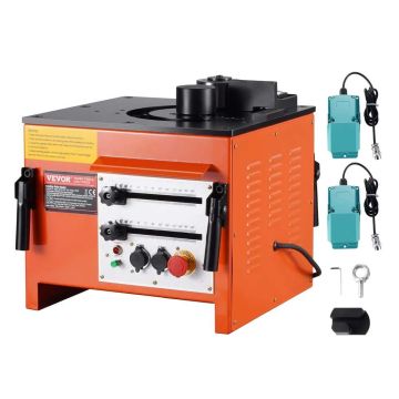 Electromagnetic tabletop hydraulic rebar bender RB-25, 1700 W, 4–25 mm