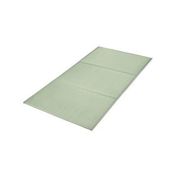 Japońska mata tatami, składany materac z antypoślizgowym spodem (naturalna trawa)