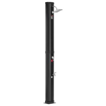 Outdoor solar heated shower, 35L pool set