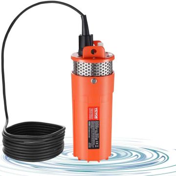 Solar powered 12V submersible deep water pump, 96W, 6l/min