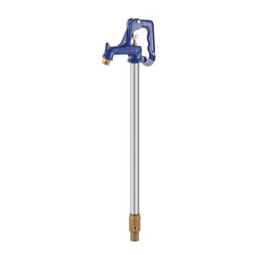 Frost-resistant cast iron patio hydrant, 3.25 feet long, outdoor faucet