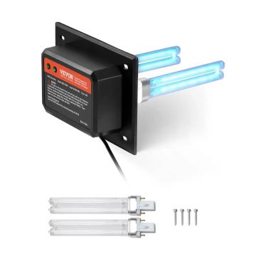 Oczyszczacz powietrza HVAC z lampą UV-C, 18 W, 7 cali