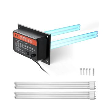 Oczyszczacz powietrza HVAC do domu, 72 W, 16 cali, z lampami UV-C