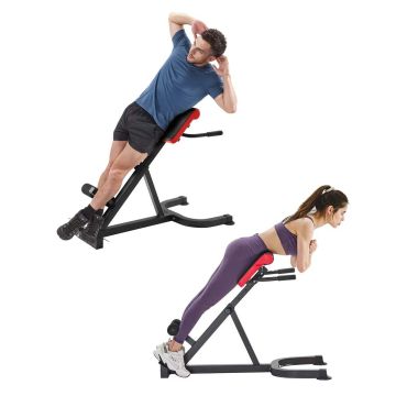 Roman hyperextension bench, adjustable home gym