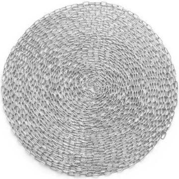 Ocynkowany łańcuch spiralny ze stali węglowej ocynkowanej 1/8" x 100' do holowania