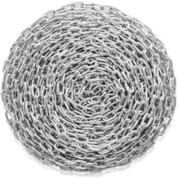 Ocynkowany łańcuch spiralny 5/16" x 92', obciążenie 1667 funtów, ze złączami