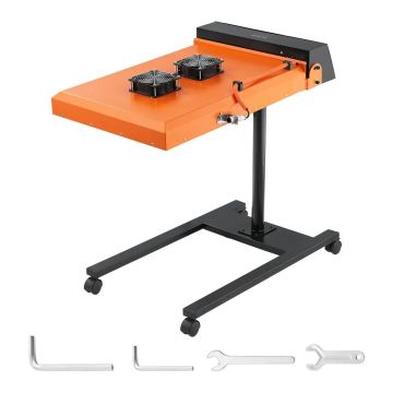 Fast printing screen printing dryer, 6000 W, 19x21 inch, adjustable height