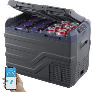 Car portable fridge-freezer, 32 L, 12/24 V, dual zone