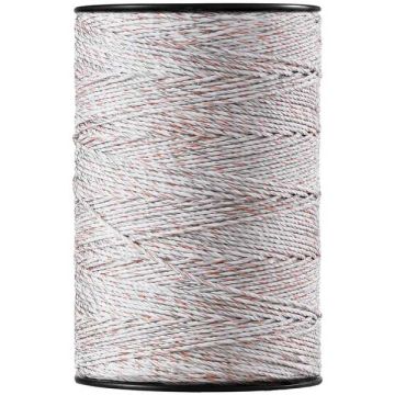 Przewód do ogrodzenia elektrycznego 800 m, 3/32 cala, metal mieszany, odporny na promieniowanie UV