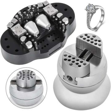 Ball 3-inch engraving press with diamonds, set