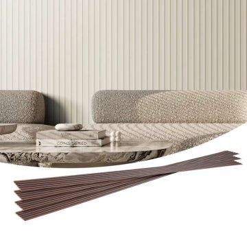 Wooden acoustic wall panels, 8 pcs, 96x6 inches, white, matte