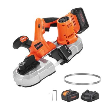 20V cordless band saw with 4.0Ah battery, 65mm cutting depth