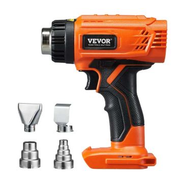 Cordless heat gun with LED and LCD, for DEWALT 20V batteries