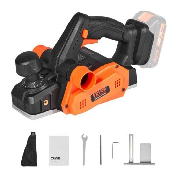 Cordless electric hand planer, 3-1/4", 16500 rpm.