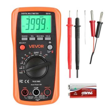 Digital multimeter TRMS, 4000 readings, auto-ranging