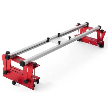 Milling sled 64 inch for woodworking, adjustable portable