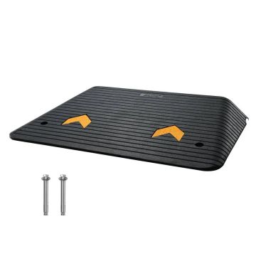 Rubber door sill ramp, 4 inches, 15 t load