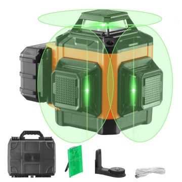 Laser level, 3048 cm, green cross lines, self-leveling