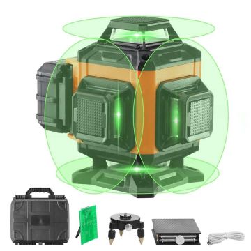 Laser level 30-48 cm, green line, self-leveling
