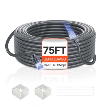Kabel Starlink gen. 3, 75 stóp (22,86 m), 26 AWG, 1200 mps