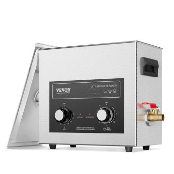 Myjka ultradźwiękowa 6L z timerem grzania i koszem, 180 W