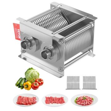 Meat slicer stainless steel knife set, 5 mm