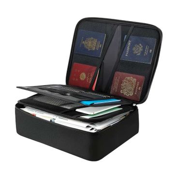 Fireproof and waterproof document box with lock, 1000℃ insulated