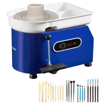 Ceramic wheel 27.9 cm with foot pedal, 450 W apron