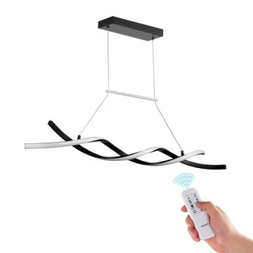 Nowoczesna lampa wisząca LED 24W z kloszem silikonowym sterowanym pilotem, regulowana jasność 3000K–6000K, do kuchni i jadalni