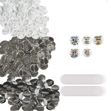 500-Piece 1.25-Inch Metal and Plastic Pins DIY Kit