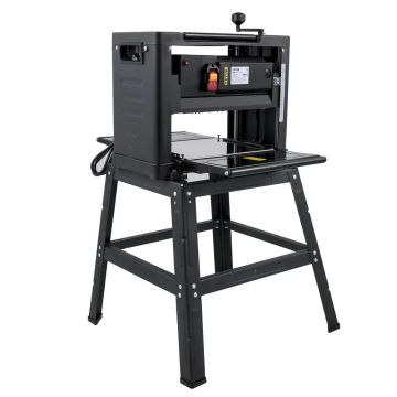 Thickness 330 mm wood planer, 2000 W, 8000 rpm, with iron stand and dust extraction