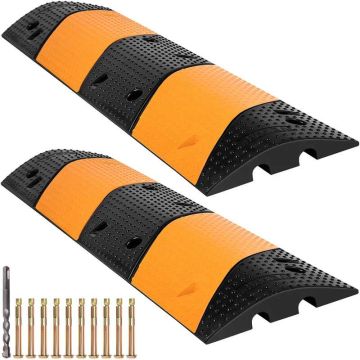 Modular rubber speed reducer, 102x30x6 cm, 2 pcs.