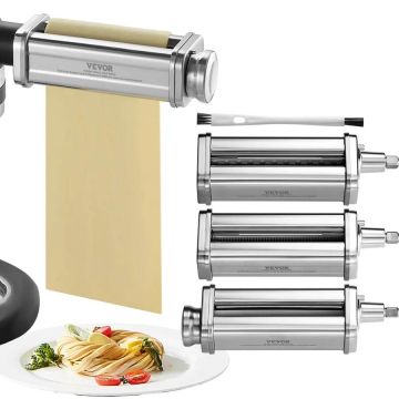 Kitchenaid Stainless Steel Pasta Roller Cutter Set, 3 pcs.