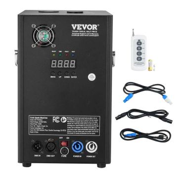 Kontroler fajerwerków z zimnym zapłonem, 700 W, regulowana wysokość, system DMX
