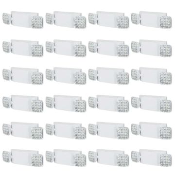 24x komercyjne oświetlenie awaryjne LED, 3 W, białe, bateria 180 min