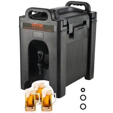 Insulated thermal beverage dispenser 9.5 L with mixer