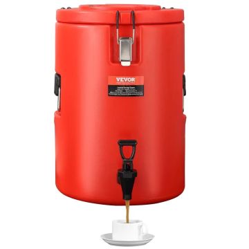Stainless Steel Insulated Beverage Dispenser, 4.5 Gallon, Thermal