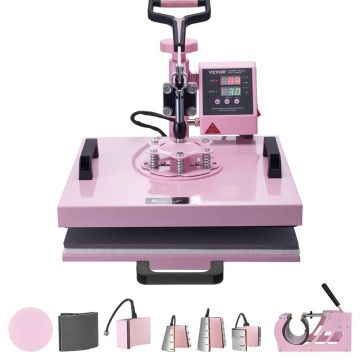 Heat press machine 38x38 cm, 8 in 1, 850.5 g