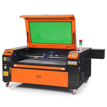 100 W CO2 laser engraving and cutting machine, 61x89 cm, for wood and acrylic