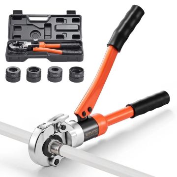 Hydraulic pipe crimping tool PEX, AL-PL with TH16-32 jaws and case