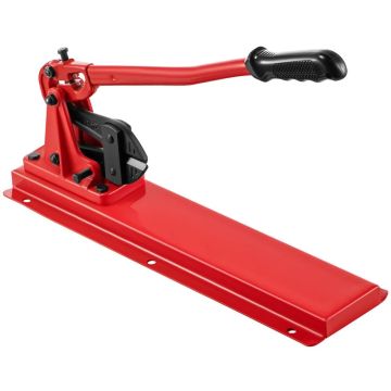 Handheld stationary pressing and cutting tool, 24 inches, red