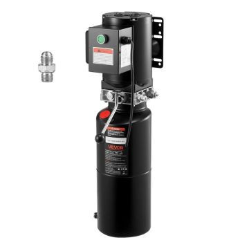Zasilacz do pompy hydraulicznej, AC 220V, 6,3 l/min, 22 mpa, czarny