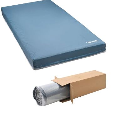 Materac piankowy z redystrybucją nacisku klasy medycznej, 914x2030x153 mm, do łóżek szpitalnych