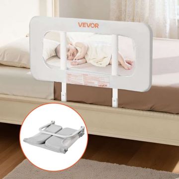 Children's bed rail with iron pipe, adjustable, 800x670 mm