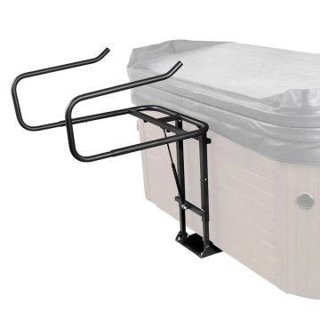 Hydraulic whirlpool cover lift adjustable height 84.5-104.3 cm, width 135.1-277.5 cm
