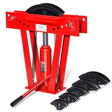 Hydrauliczna ręczna giętarka do rur miedzianych, 12 ton, 1/2"–2"