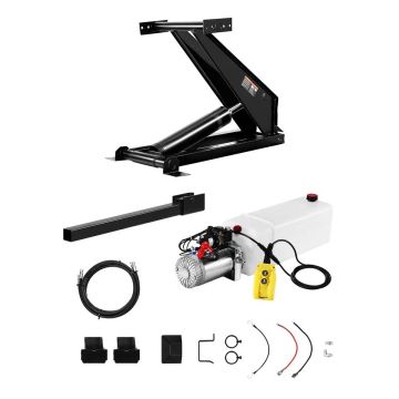 Hydraulic scissor lift kit 10 t, 12 V pump