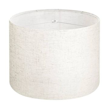 Drum-shaped lampshade, 33x33x25 cm, linen, light