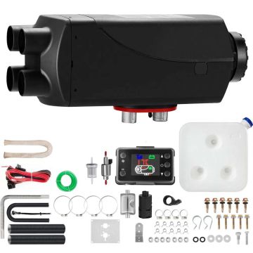 Hopopula 8 kW diesel air heater 12V with muffler for trucks and motorhomes