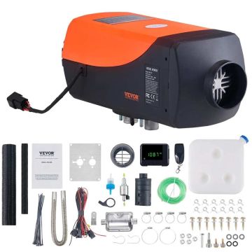 Diesel 12V 8 kW air heater with LCD and remote control